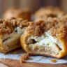 Creamy center, crunchy cinnamon top — banana bread bagel magic!