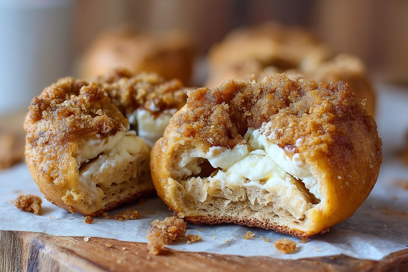 Banana Bread Bagel with Cinnamon Crunch