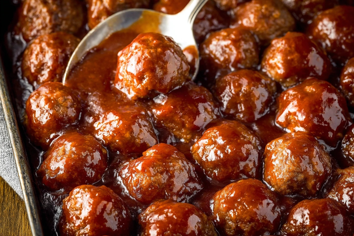 Beer Barbecue Meatballs