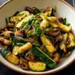 Perfect Hibachi Veggies Recipe 2 Japanese-style dinner plate with hibachi veggies
