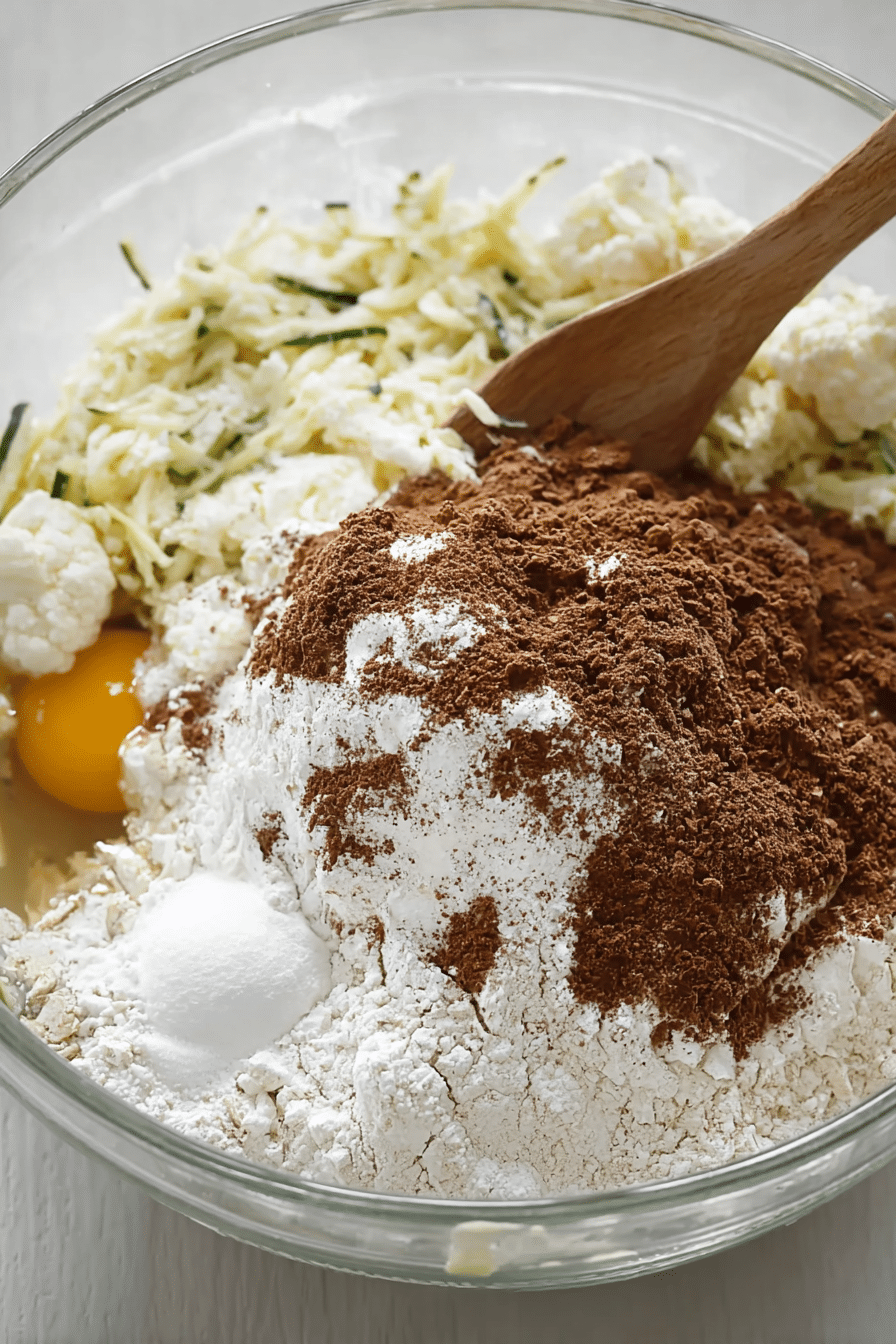 Combined ingredients of zucchini bras