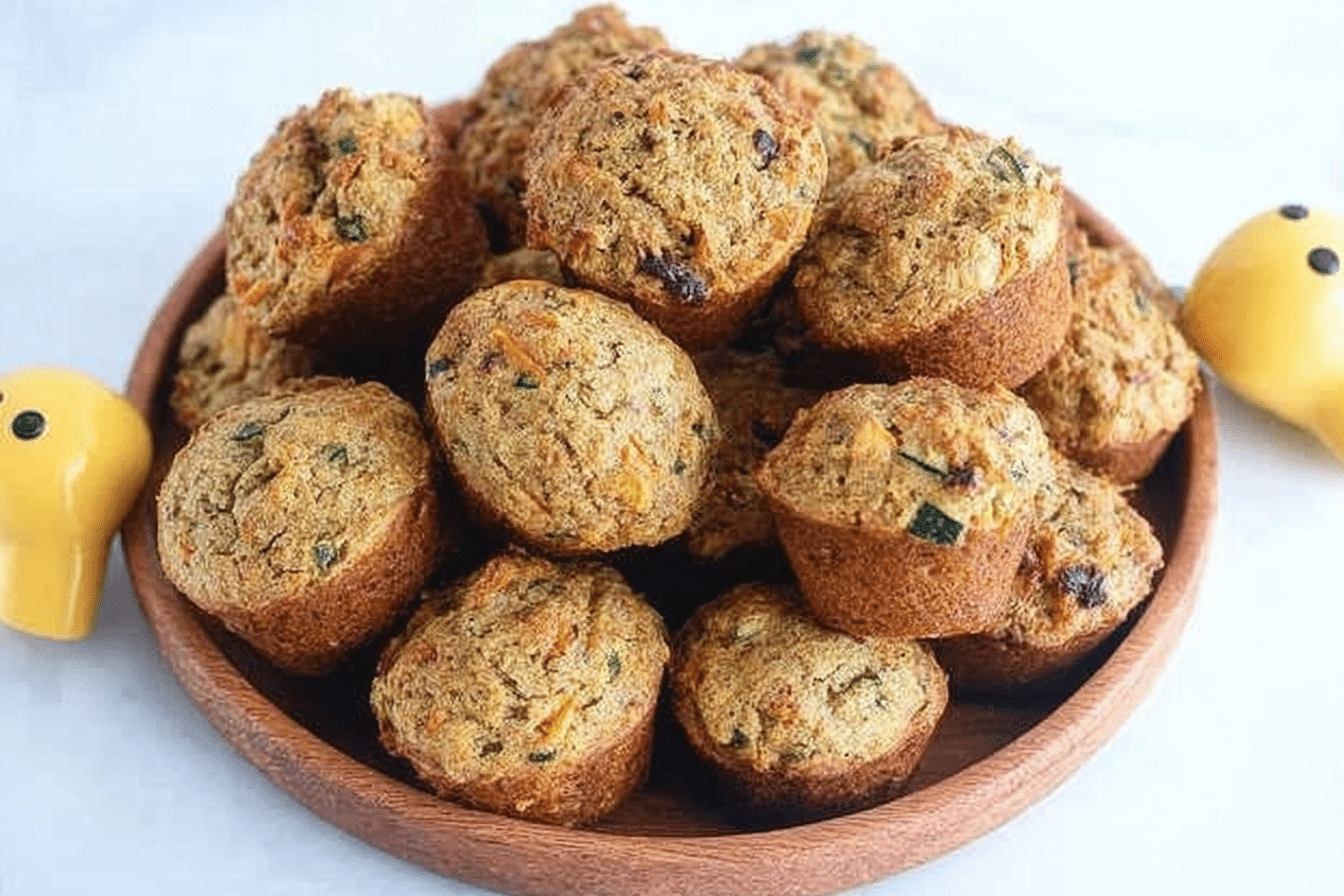 Super soft and veggie-packed muffins for any time of day