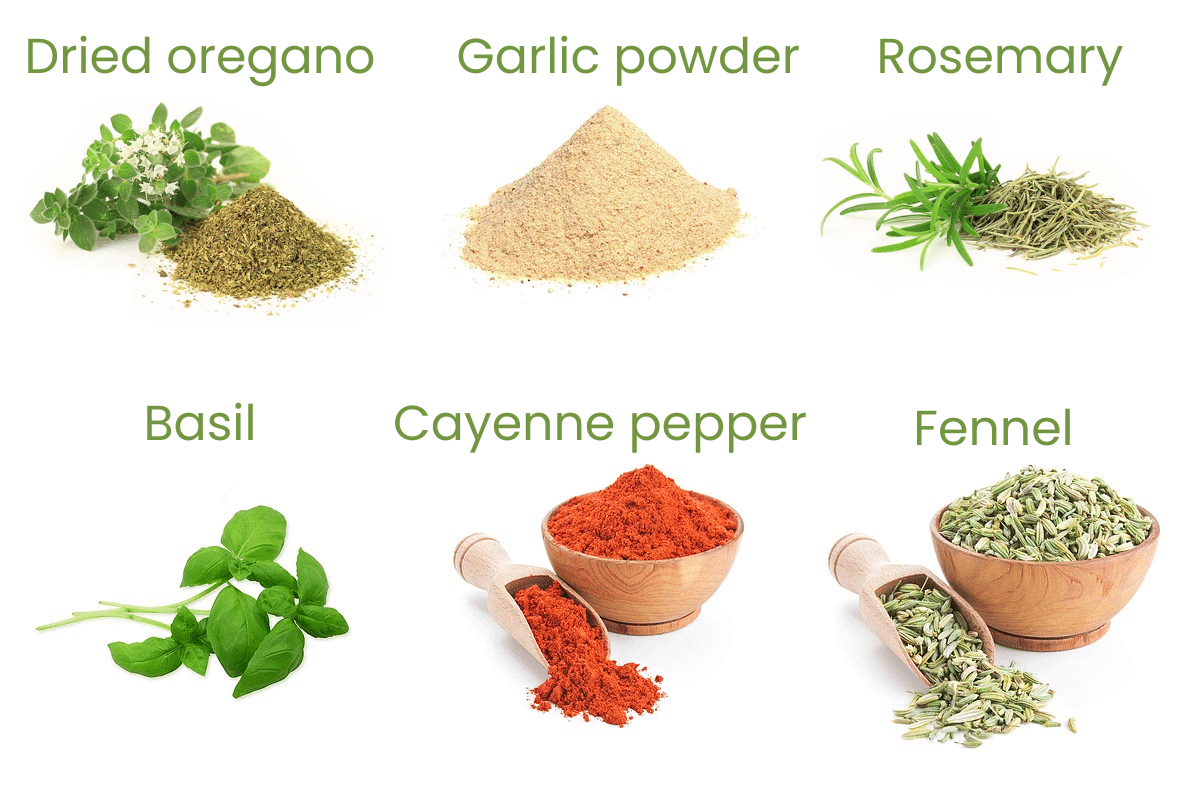 Homemade Hello Fresh Tuscan Heat Spice ingredients