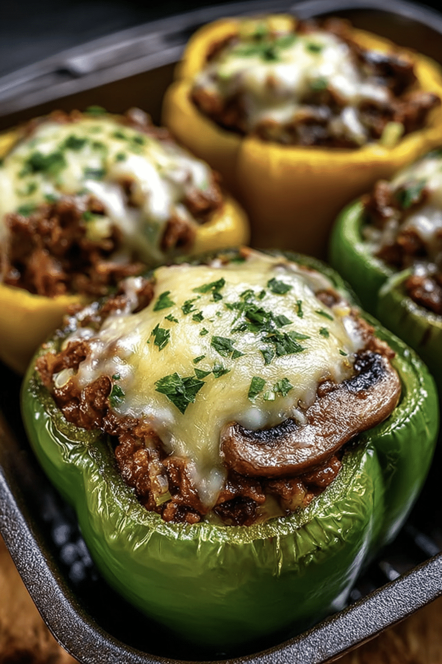 Campfire Stuffed Bell Peppers