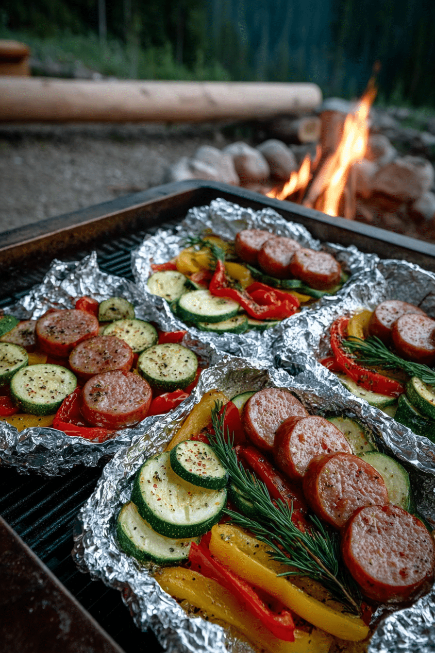 Sausage & Veggie Grill Packs