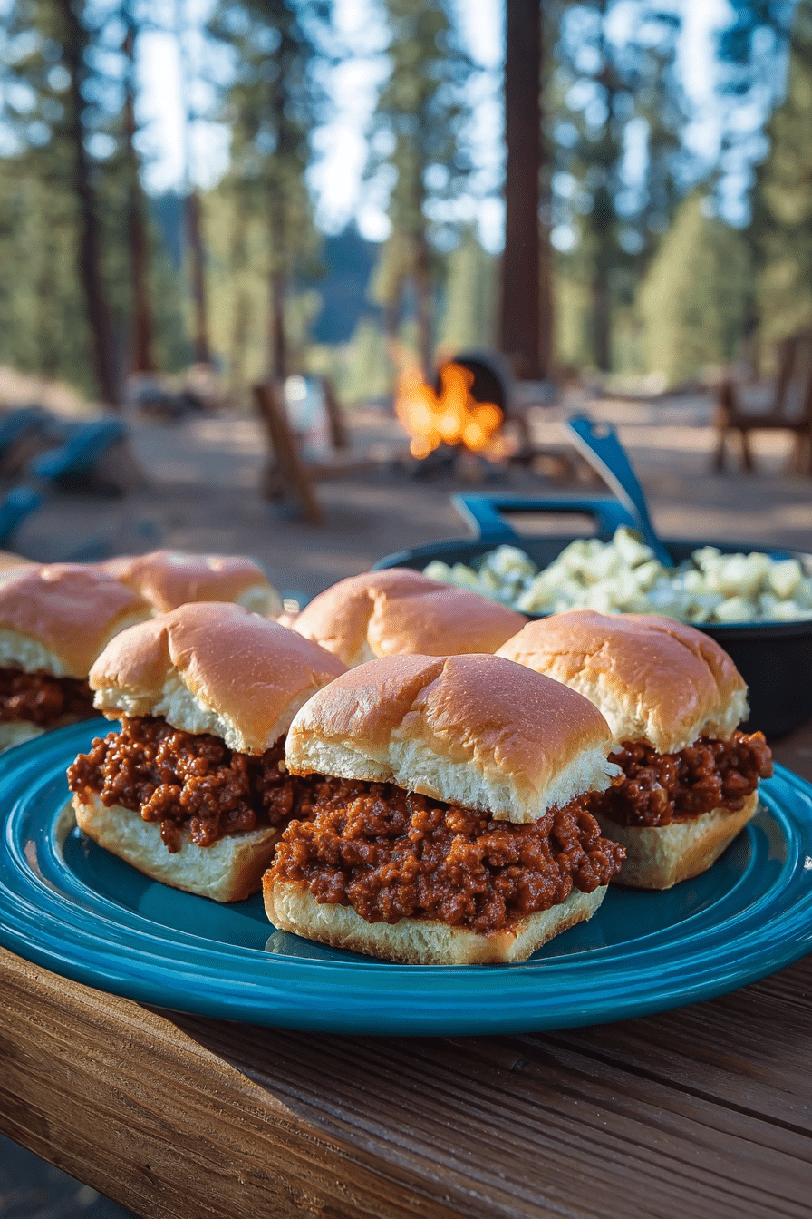 Campfire Sloppy Joe Sliders