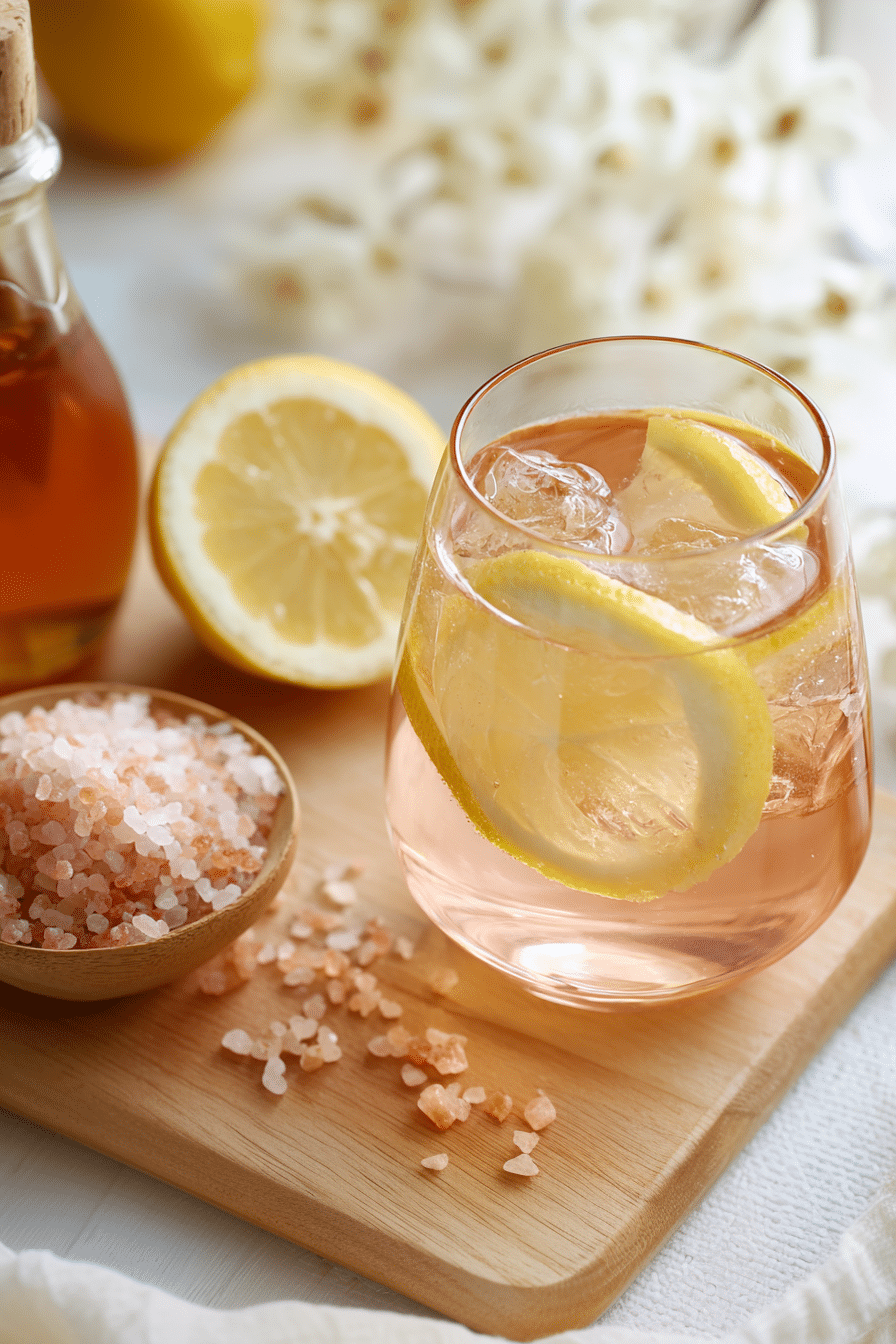Weight loss progress using Pink Salt Weight Loss Recipe over 7 days