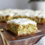 Step-by-step ingredients for zucchini bars