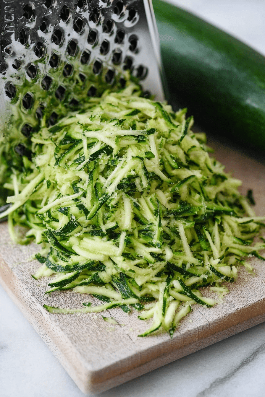 Step-by-step ingredients for zucchini bars