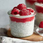 printable card for Greek yogurt chia pudding recipe